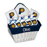 Newborn & Infant White Indiana Pacers Personalized Large Gift Basket