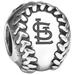 Pandora St. Louis Cardinals Baseball Charm