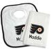 Newborn & Infant White Philadelphia Flyers Personalized Bib Burp Cloth Set