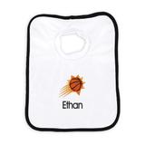 Newborn & Infant White Phoenix Suns Personalized Bib