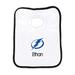 Newborn & Infant White Tampa Bay Lightning Personalized Bib