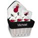 Newborn & Infant White Miami Heat Personalized Medium Gift Basket