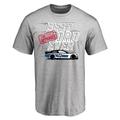 Men's Heather Gray NASCAR Father's Day #1 Dad T-Shirt