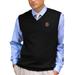 Men's Black Cornell Big Red Milano Knit Sweater Vest