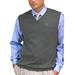 Men's Heathered Gray Dartmouth Big Green Milano Knit Sweater Vest