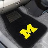 Michigan Wolverines 2-Piece Embroidered Car Mat Set