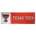 Red Texas Tech Raiders 2' x 6' Vinyl Wordmark Horizontal Banner