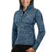 Women's Antigua Navy Old Dominion Monarchs Fortune 1/2-Zip Pullover Sweater