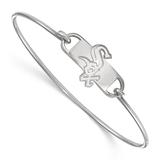 Women's Silver Chicago White Sox Logo Bangle Bracelet