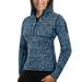 Women's Antigua Navy Midshipmen Fortune 1/2-Zip Pullover Sweater