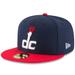 Men's New Era Navy/Red Washington Wizards Official Team Color 2Tone 59FIFTY Fitted Hat