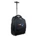 Black New England Patriots 19'' Premium Wheeled Backpack