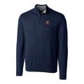 Men's Cutter & Buck Navy Virginia Cavaliers Big Tall Lakemont Half-Zip Jacket