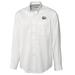 Men's Cutter & Buck White Montana Grizzlies Big Tall Epic Easy Care Fine Twill Long Sleeve Button-Down Shirt