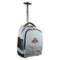 Gray Ohio State Buckeyes 19'' Premium Wheeled Backpack