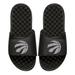 Men's ISlide Black Toronto Raptors Personalized Primary Slide Sandals