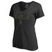Los Angeles Angels Fanatics Branded Women's Camo T-Shirt - Black