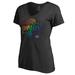 Women's Fanatics Branded Black Washington Mystics Team Pride V-Neck T-Shirt