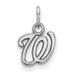 Women's Washington Nationals Sterling Silver Extra-Small Pendant