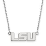 Women's LSU Tigers Sterling Silver Pendant Necklace