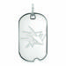Women's San Jose Sharks Sterling Silver Small Dog Tag