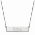 Women's Florida Gators Sterling Silver Small Bar Necklace