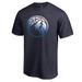 Men's Fanatics Branded Navy Minnesota Timberwolves Gradient Logo T-Shirt