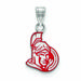 Women's Ottawa Senators Sterling Silver Small Enamel Pendant