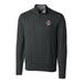 Men's Cutter & Buck Heather Charcoal Boston College Eagles Big Tall Lakemont Half-Zip Jacket