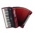 Hohner a16831s Bravo Line Facelift III 120 Bass Chromatische Piano Akkordeon mit Gigbag, rot