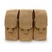 Elite Survival Systems MOLLE Triple A/R Mag Pouch Coyote Tan ME103-T