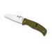 Spyderco Caribbean Sheepfoot Folding Knife 3.7 in LC200N Plain Blade Black/Yellow G-10 Handle C217GPSF