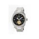 Heritor Helmsley Semi-Skeleton Dial Bracelet Watch Silver/Black Standard HERHR5002