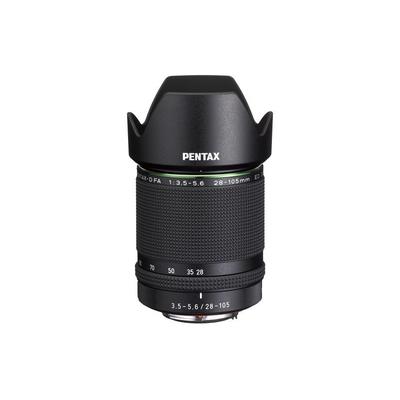 Pentax HD-D FA 28-105mm F3.5-5.6ED DC WR Ultra-Wide Angle Zoom Lens Black 21297