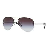 Ray-Ban RB3449 Sunglasses 003/8G-59 - Silver Frame Gray Gradient Lenses