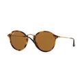 Ray-Ban RB2447 Sunglasses 1160-49 - Spotted Brown Havana Frame Brown Lenses