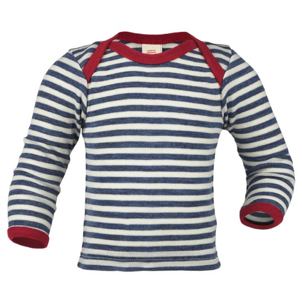 Engel - Baby Schlupfhemd L/S - Merinounterwäsche Gr 98/104 grau