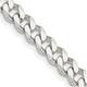 925 Sterling Silver 6mm Curb Chain Necklace Jewelry Gifts for Women - 66 Centimeters