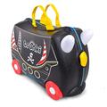 Trunki Children’s Ride-On Suitcase And Kid's Hand Luggage | Perfect Toy Gift for 3-4 year old Boys & Girls : Pedro The Pirate Ship (Black)