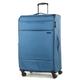 Rock 55cm Deluxe-Lite Super Lightweight 8 Wheel Spinner Luggage Teal Small