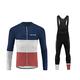 UGLY FROG 2021 Winter Men's Long Sleeves Thermal Fleece Cycling Jerseys + 3D Gel Pad BIB Trouser Bike Suit Bicycle Triathon Clothing Set MZ03