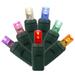 Vickerman 449202 - 70 Light 35' Green Wire Multi-Color Wide Angle LED Lights with 6" Spacing (X6G2700CSA)