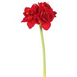 Vickerman 458655 - Single Velvet Amaryllis-Red (Pk/3) (FA173301) Home Office Flowers with Stems