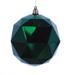 Vickerman 467107 - 4.75" Emerald Shiny Geometric Ball Christmas Tree Ornament (4 pack) (M177324DS)