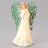 Roman 53713 - 7.5" Porcelain Irish Angel Night Light (10177)