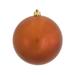 Vickerman 394946 - 12" Burnished Orange Candy Ball Christmas Tree Ornament (N593018DCV)