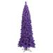 Vickerman 450819 - 6.5' x 37" Flocked Purple Tree with 400 Purple LED Lights Christmas Tree (K168368LED)