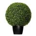 Vickerman 460030 - 24" Boxwood Ball In Pot UV (TP171324) Home Office Topiaries