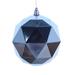 Vickerman 469477 - 8" Baby Blue Shiny Geometric Ball Christmas Tree Ornament (M177532DS)