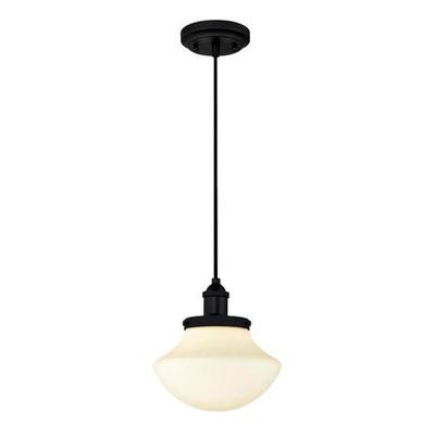 Westinghouse 63463 - 1 Light Matte Black Frosted O...